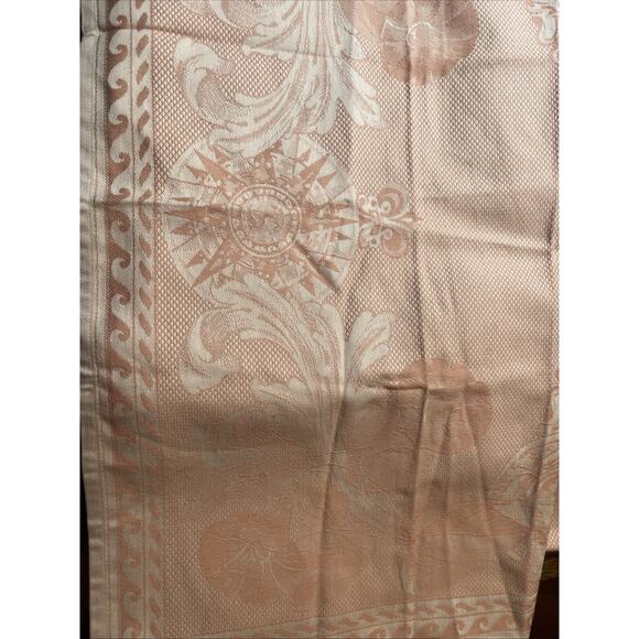 Le Jacquard Francais primrose bordier Portulan Blush 5 Napkins 24x24" - Picture 2 of 3